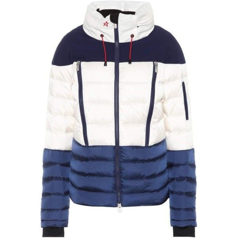 PERFECT MOMENT Ski Jacket Coat Navy Blue White